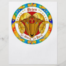 Aries Zodiac-V-1 Set-1 Personalized Flyer