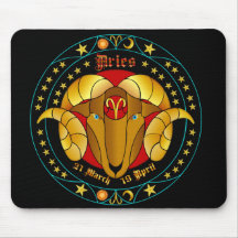 Aries Zodiac-V-2 Set-1 Mouse Pad