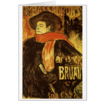 Aristide Bruant studie 1892 Toulouse-Lautrec