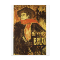 Aristide Bruant studie 1892 Toulouse-Lautrec