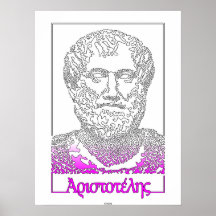 Aristotle. Greek philosopher [015] Print