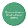 Aristotle Happiness Quote Magnet