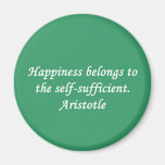 Aristotle Happiness Quote Magnet