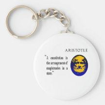 Aristotle on constitution keychain