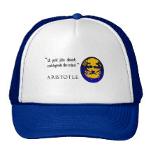 Aristotle, paid jobs degrade the mind baseball cap mesh hat