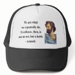Aristotle Quote 4b Mesh Hats