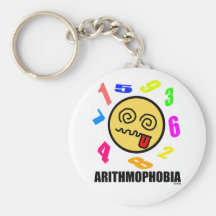 Arithmophobia Keychain