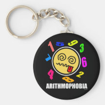 Arithmophobia Keychains