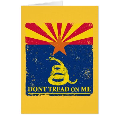 Arizona and Gadsden Flag by guardart