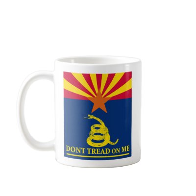 Arizona and Gadsden Flag Coffee Mugs by guardart