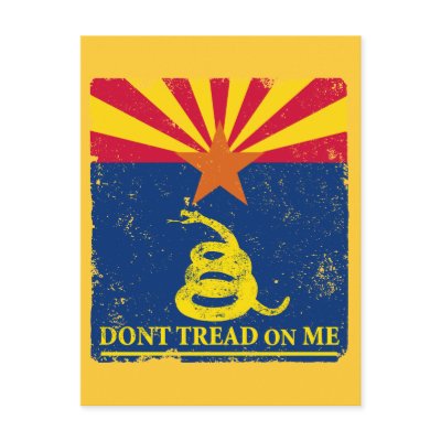Arizona and Gadsden Flag by guardart