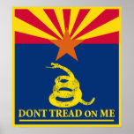 Arizona and Gadsden Flag posters
