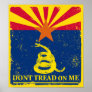 Arizona and Gadsden Flag Print