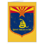 Arizona and Gadsden Flag Shield cards