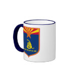 Arizona and Gadsden Flag Shield Coffee Mug