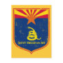 Arizona and Gadsden Flag Shield Post Cards
