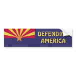 Arizona: Defending America Bumper Sticker