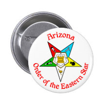 Arizona Eastern Star Button