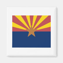 Arizona FLAG International Refrigerator Magnets