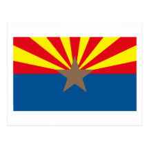 Arizona Flag Postcard