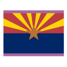 Arizona Flag Postcards