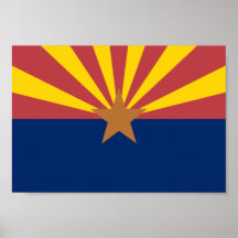 Arizona Flag Print