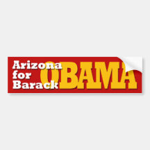 Arizona for Barack Obama bumper sticker