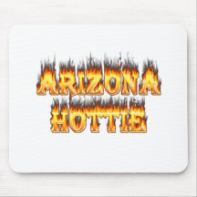 Arizona Hottie Fire and Flames Mouse Pad