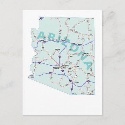 Arizona Interstate Map