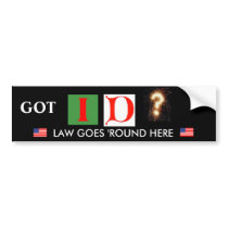 Arizona Law Support Bumper Stickers