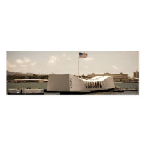Arizona Memorial Bookmark Business Card Template