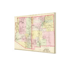 Arizona, New Mexico Gallery Wrapped Canvas