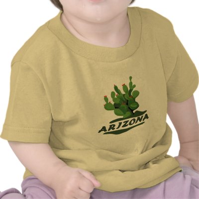 Arizona Prickly Pear Infants Yellow T-shirt by Americanliberty