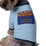 Arizona SB 1070 Citizen Rights Pet T-shirt