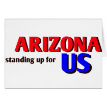 ARIZONA, standing up for US Greeting Card