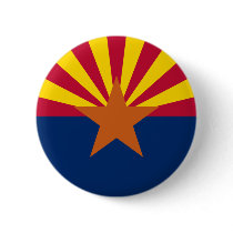 Arizona State Flag Pinback Button