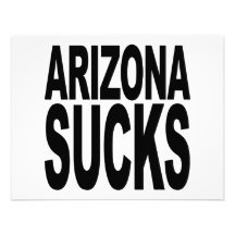 Arizona Sucks Personalized Announcement