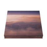 Arizona sunset from above 12x12 Wrapped Canvas Gallery Wrap Canvas