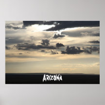 Arizona Sunset on the plains Poster