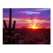arizona sunset post cards