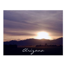Arizona Sunset Postcard