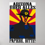 Arizona Uber Alles Poster Print