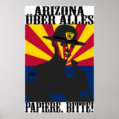 Arizona Uber Alles Poster Print by irregulargoods