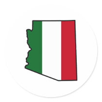 ARIZONA'S FUTURE ROUND STICKER