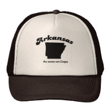 Arkansas - As seen on Cops Mesh Hats