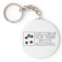 Arkansas Bag Toss Champion Key Chains