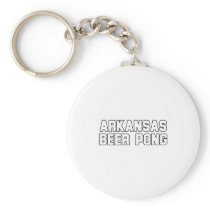 Arkansas Beer Pong Keychains
