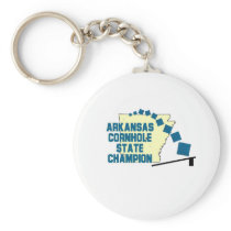 Arkansas Cornhole Champion Key Chains