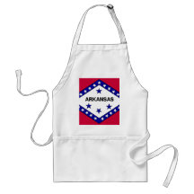 Arkansas Flag Apron