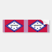 Arkansas Flag Bumper Stickers